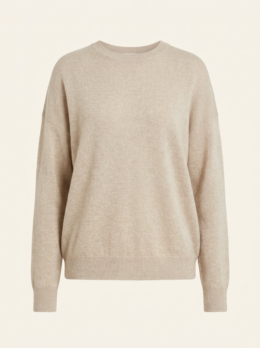 Cashmere-Blend Crewneck Sweater